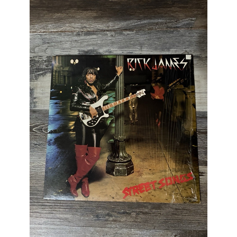 Rick James Street Songs 1981 Gordy G8-1002M1 Vinyl LP 1st Edition Partial Shrink